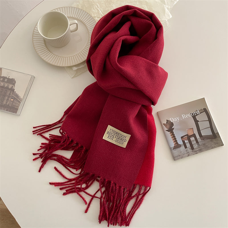 Beidseitiger Pashmina-Schal - Elena