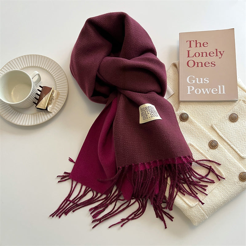 Beidseitiger Pashmina-Schal - Elena