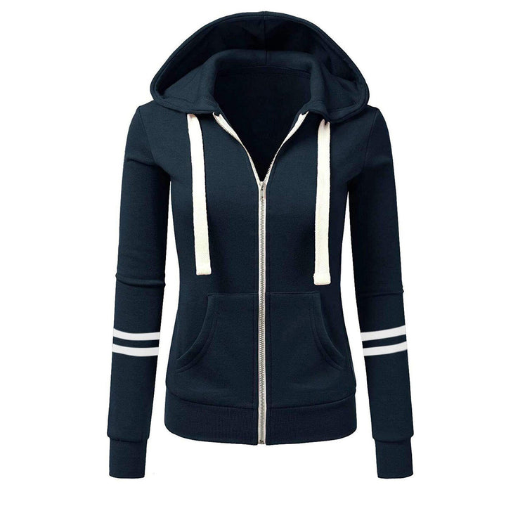 Women's Wool Hoodie with Hood and Zipper – Beatrice