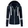 Damen-Hoodie mit Kapuze und Reißverschluss aus Wolle – Beatrice