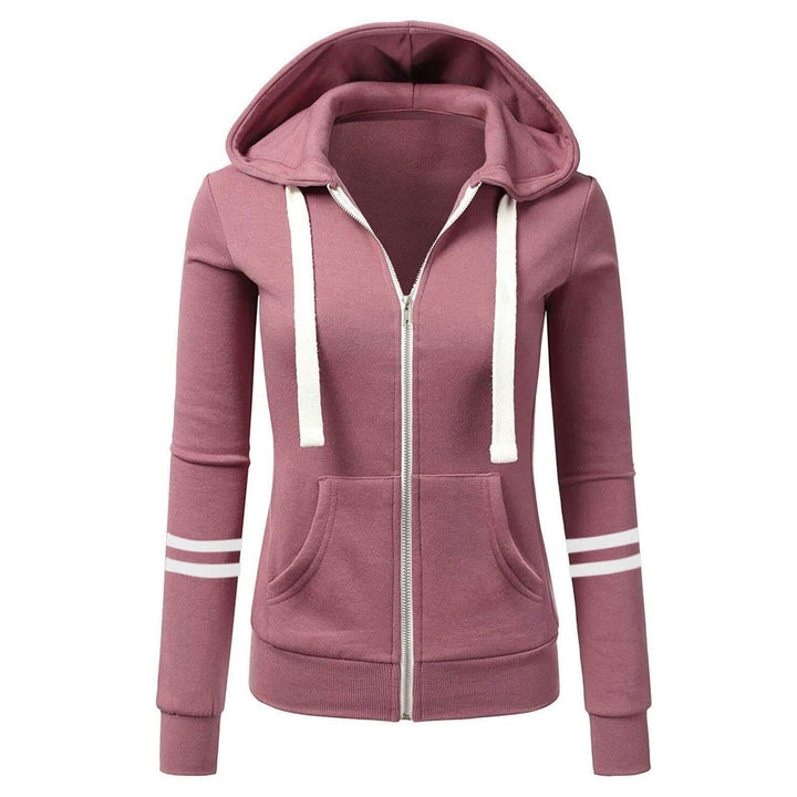 Women's Wool Hoodie with Hood and Zipper – Beatrice