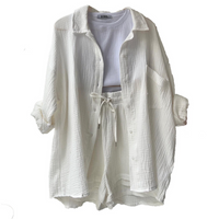 Trendy Katoenen Zomerset Dames – Faylin