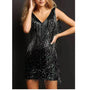 Funkelndes Paillettenkleid mit Quasten – Celina