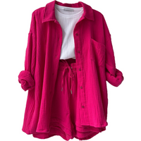 Atmungsaktives Baumwoll-Co-Ord-Set für Damen – Maris