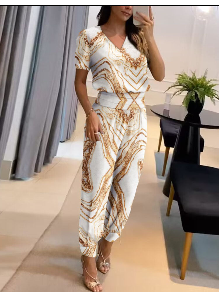 Ladies Set with Blouse and Pants – Aurora