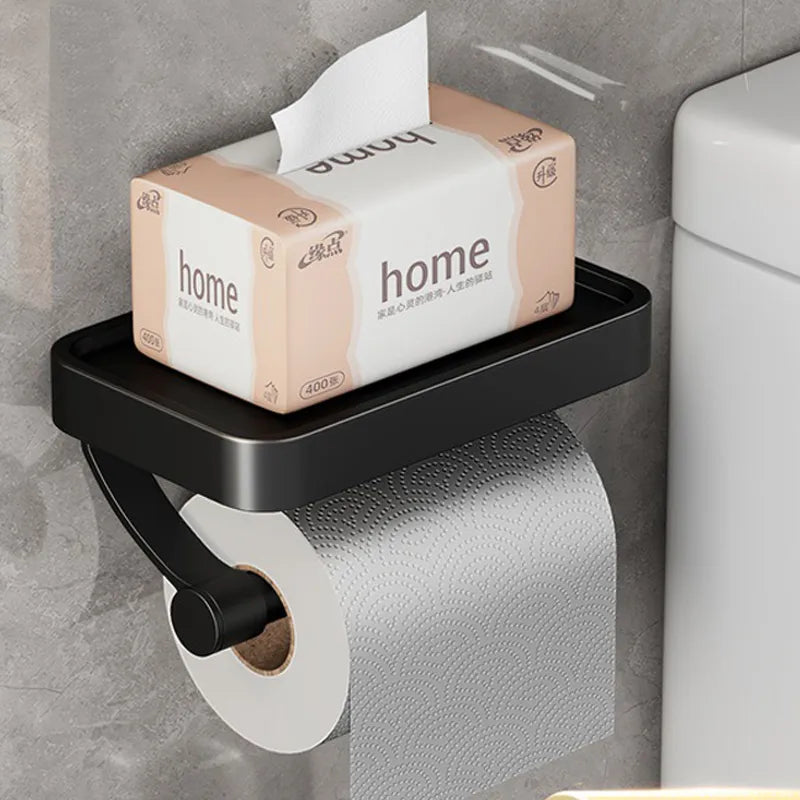 Toilettenpapierhalter mit Ablage - Stalux