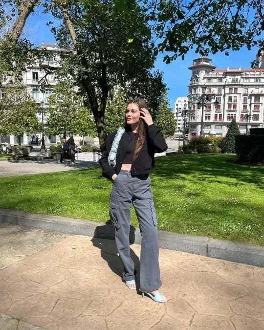 Trendige Damen-Cargo-Jeans - Nova