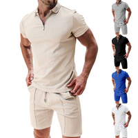 Herren Sommer-Set mit Knopfhemd und kurzer Hose – Ruben