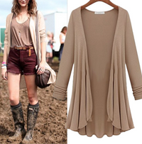 Damesvest met Ruches – Herfstmagie Elena