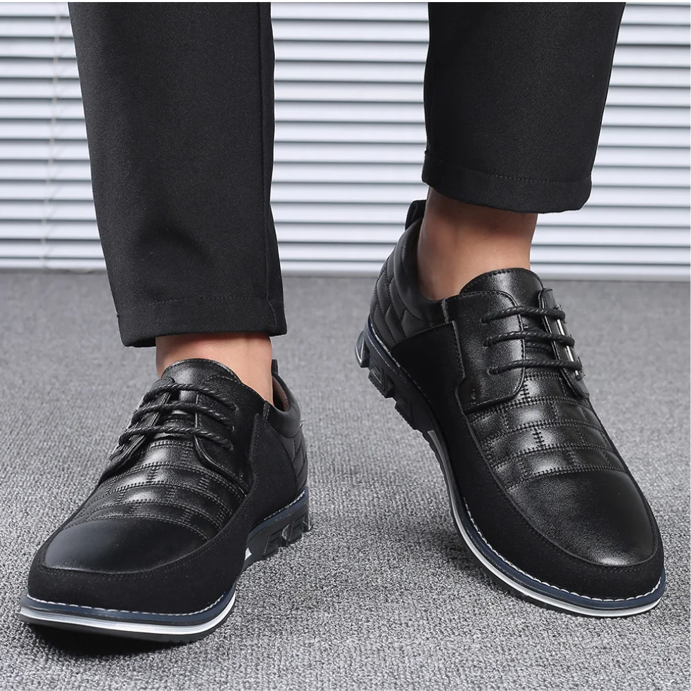 Orthopädische Herrenschuhe aus Leder - GentleStep