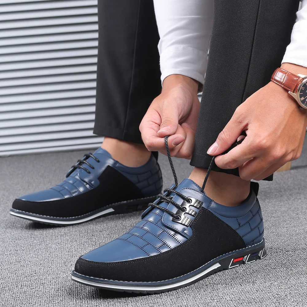 Orthopädische Herrenschuhe aus Leder - GentleStep