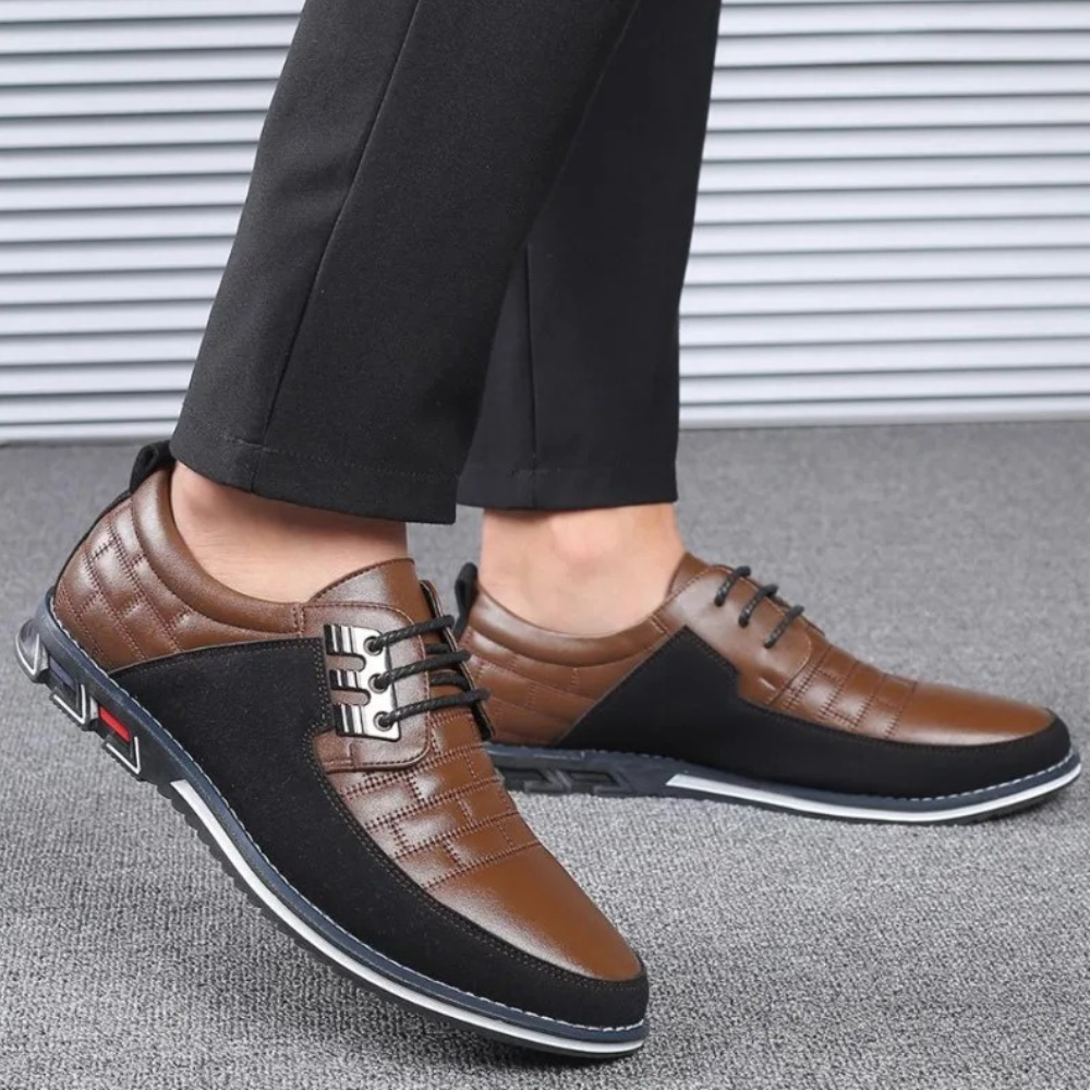 Orthopädische Herrenschuhe aus Leder - GentleStep