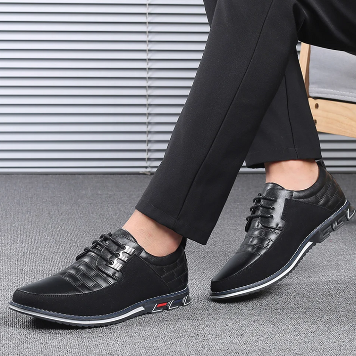 Orthopädische Herrenschuhe aus Leder - GentleStep