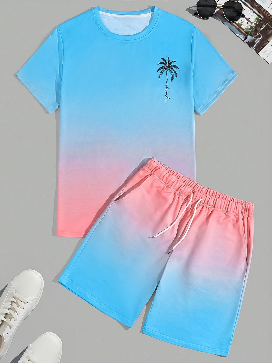 Trendsetter Herren-Sommer-Set aus T-Shirt und Shorts - CoolFlex