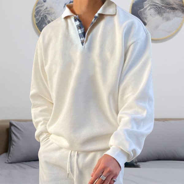 Legerer Herren-Polosweater - Oliver