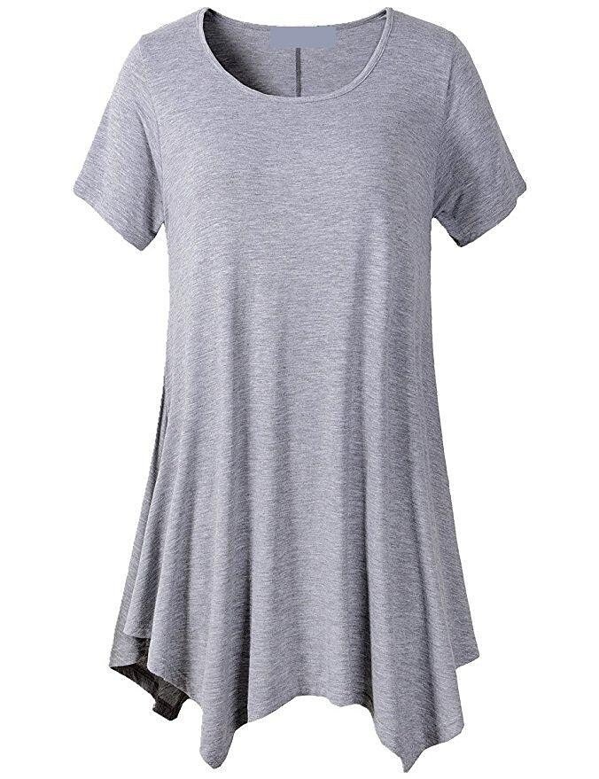 Locker sitzendes Damen-T-Shirt mit kurzen Ärmeln – Taryn