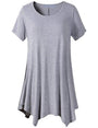 Locker sitzendes Damen-T-Shirt mit kurzen Ärmeln – Taryn