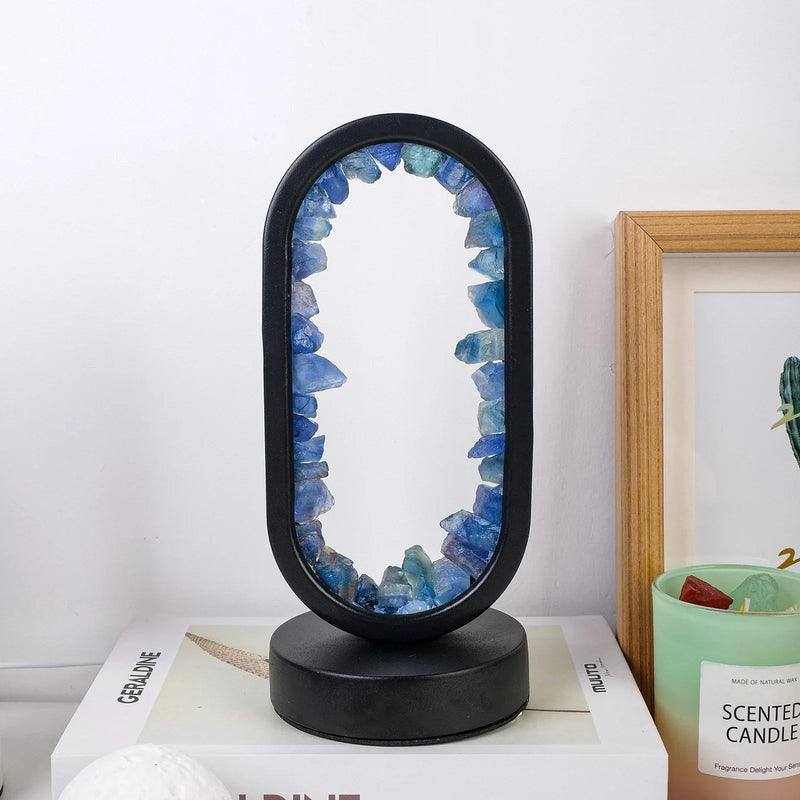 Handgefertigte Amethyst-Lampe - Serenith