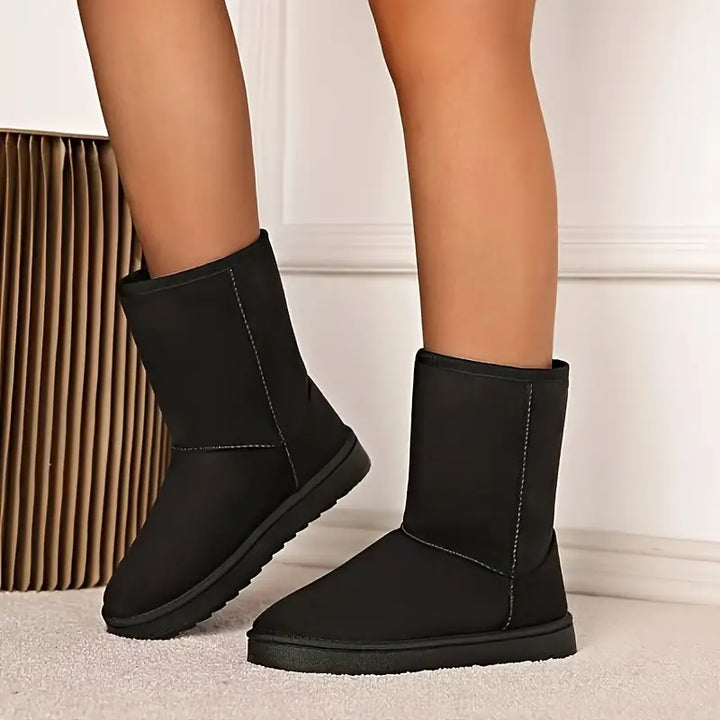Warme Slip-On Boots mit Fleecefutter - Aria