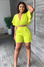 Trendiges Sommer-Set mit Falten-Design - Marlene