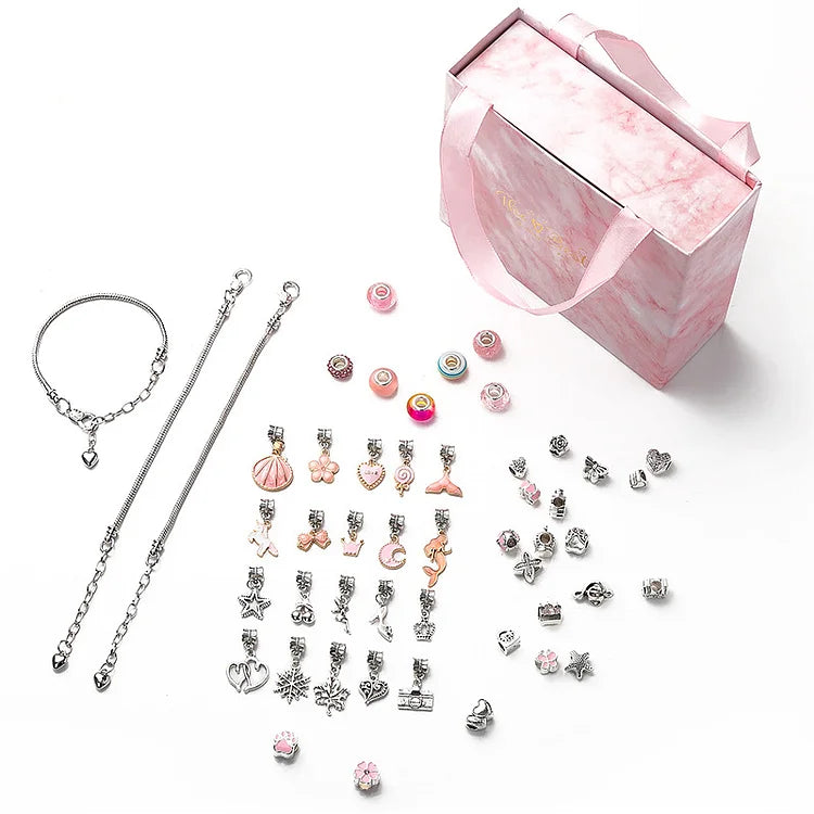 DIY Armbandset mit Weihnachtsmotiv - Luna