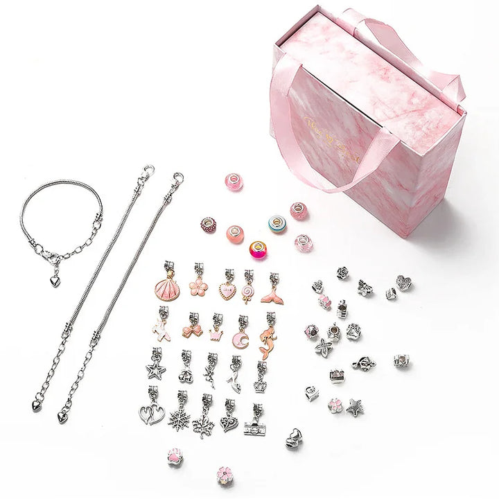 DIY Armbandset mit Weihnachtsmotiv - Luna