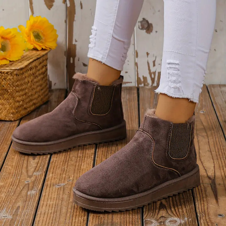 Bequeme thermische Slip-on Snowboots - Sofia