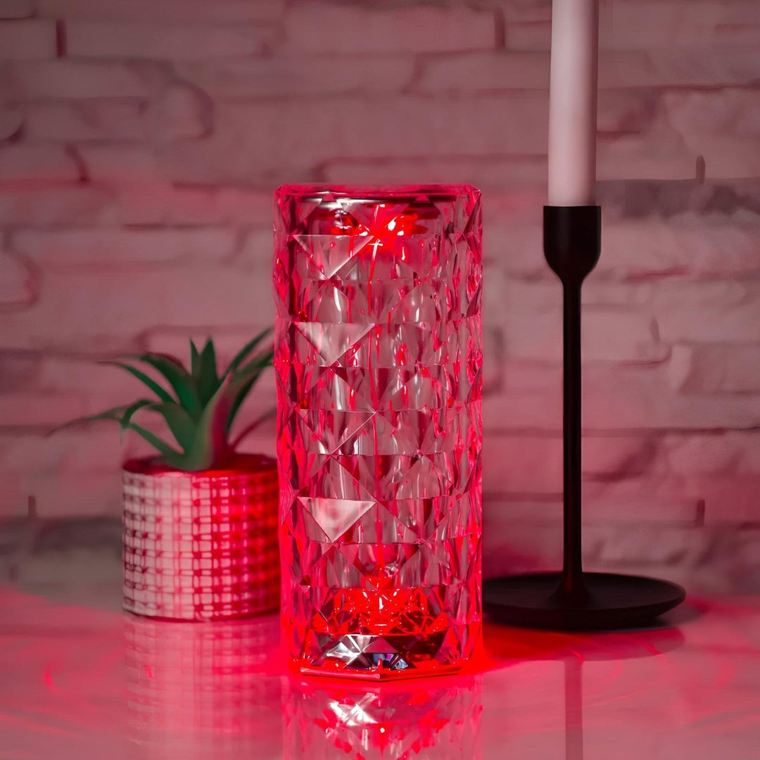 Kristall-Tischlampe mit Touchsteuerung - Aurora
