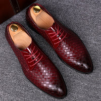 Stilvolle Leder-Herrenschnürschuhe - Casper