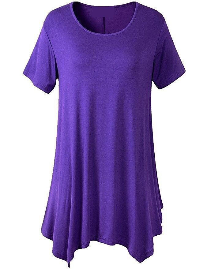 Locker sitzendes Damen-T-Shirt mit kurzen Ärmeln – Taryn