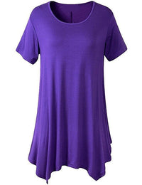 Locker sitzendes Damen-T-Shirt mit kurzen Ärmeln – Taryn