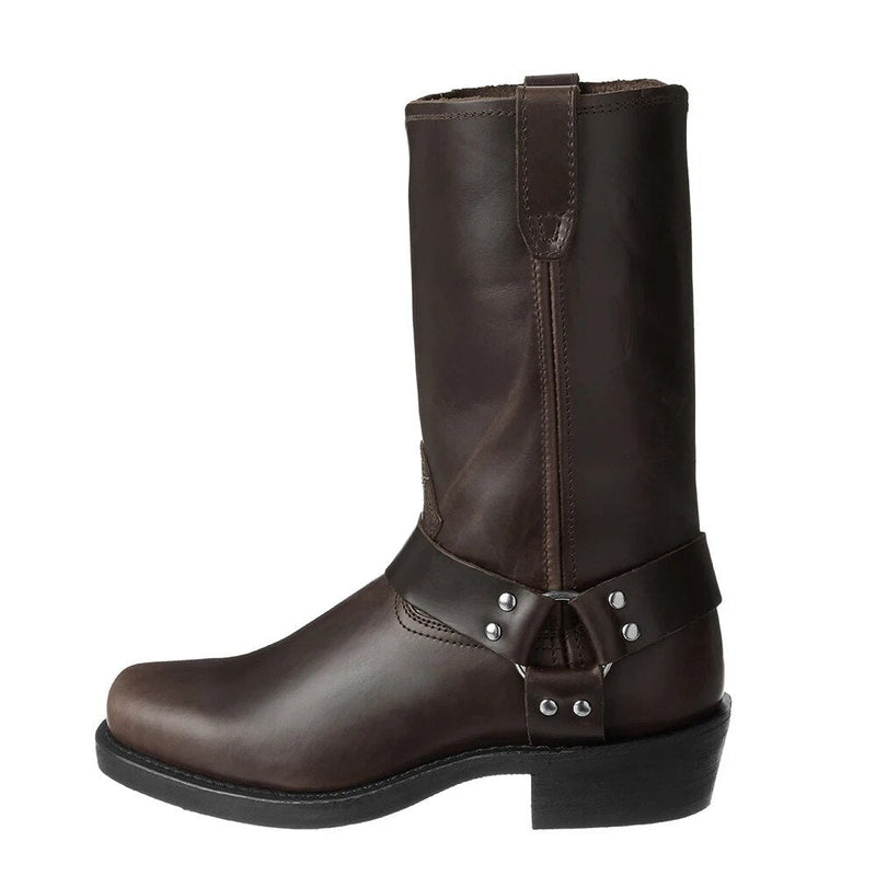 Stilvolle Leder-Herren-Cowboystiefel - Darius
