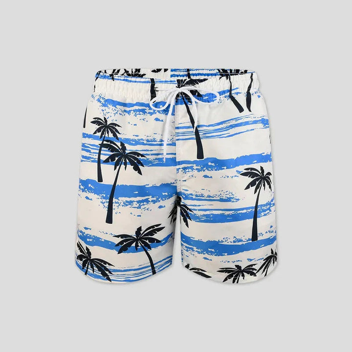 Luchtige zomer shorts met palmprint voor heren – Nico
