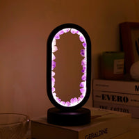Handgefertigte Amethyst-Lampe - Serenith