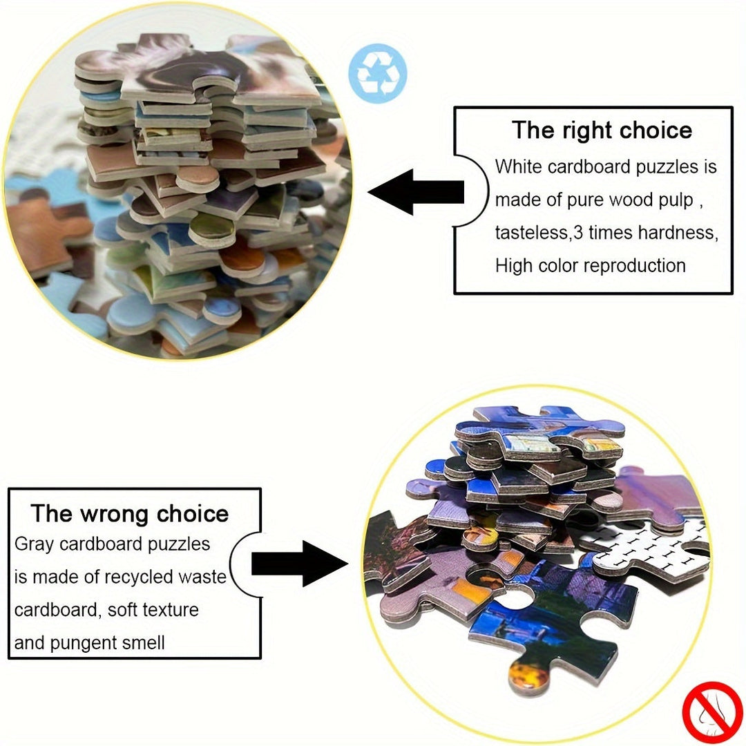 1000-piece Round Constellation Puzzle - ZodiacDreams