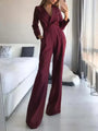 Stilvoller Jumpsuit mit langen Ärmeln – Sophie