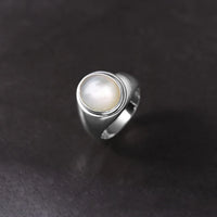 Pinctada Albina Silver Ring - Isla