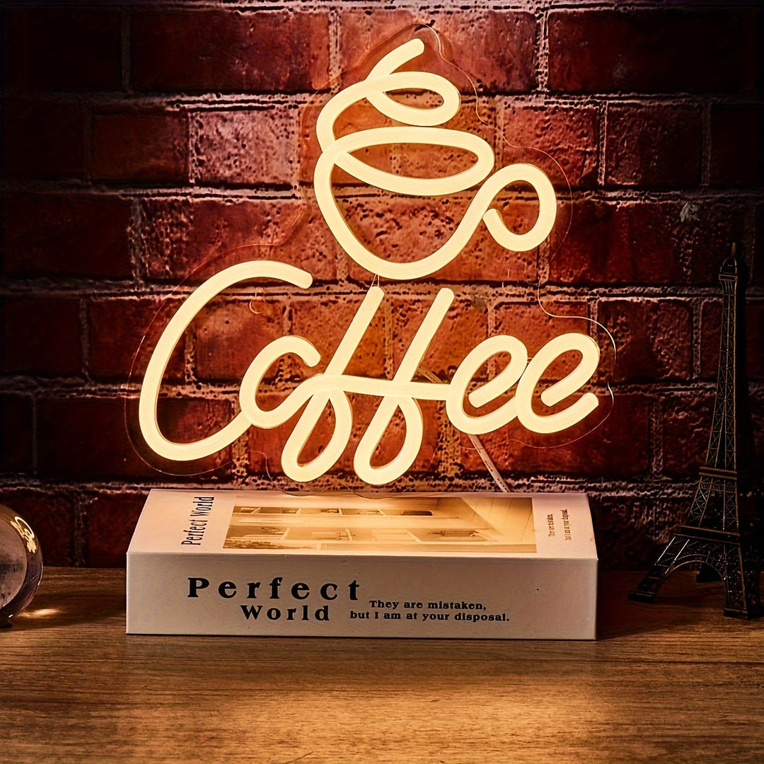 LED-Neonschild im Kaffeestil - Jules