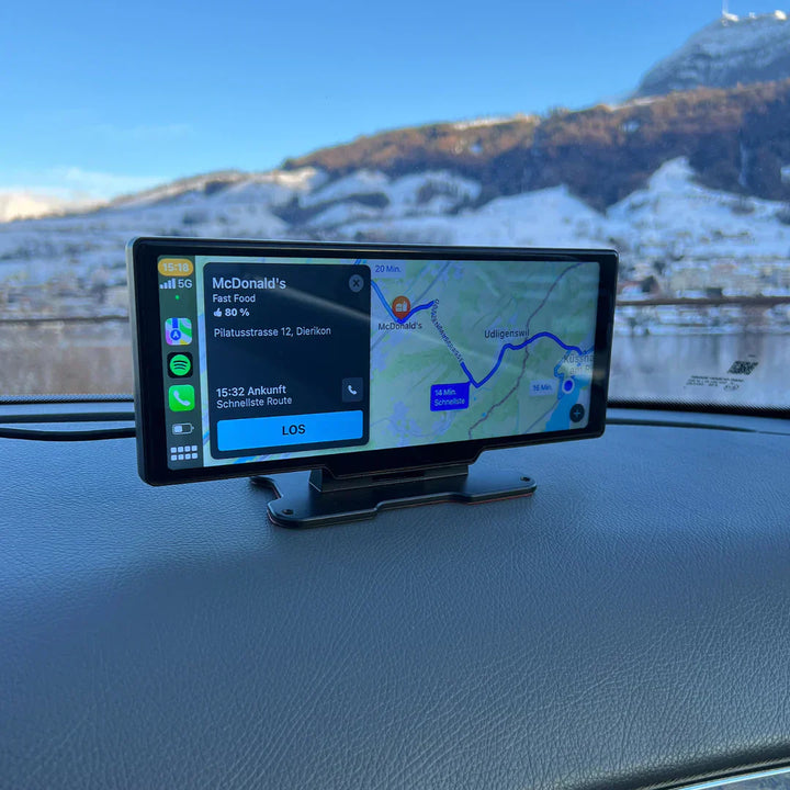 DrivePlay Pro 2+ – CarPlay & Android Auto Bildschirm – VisionX