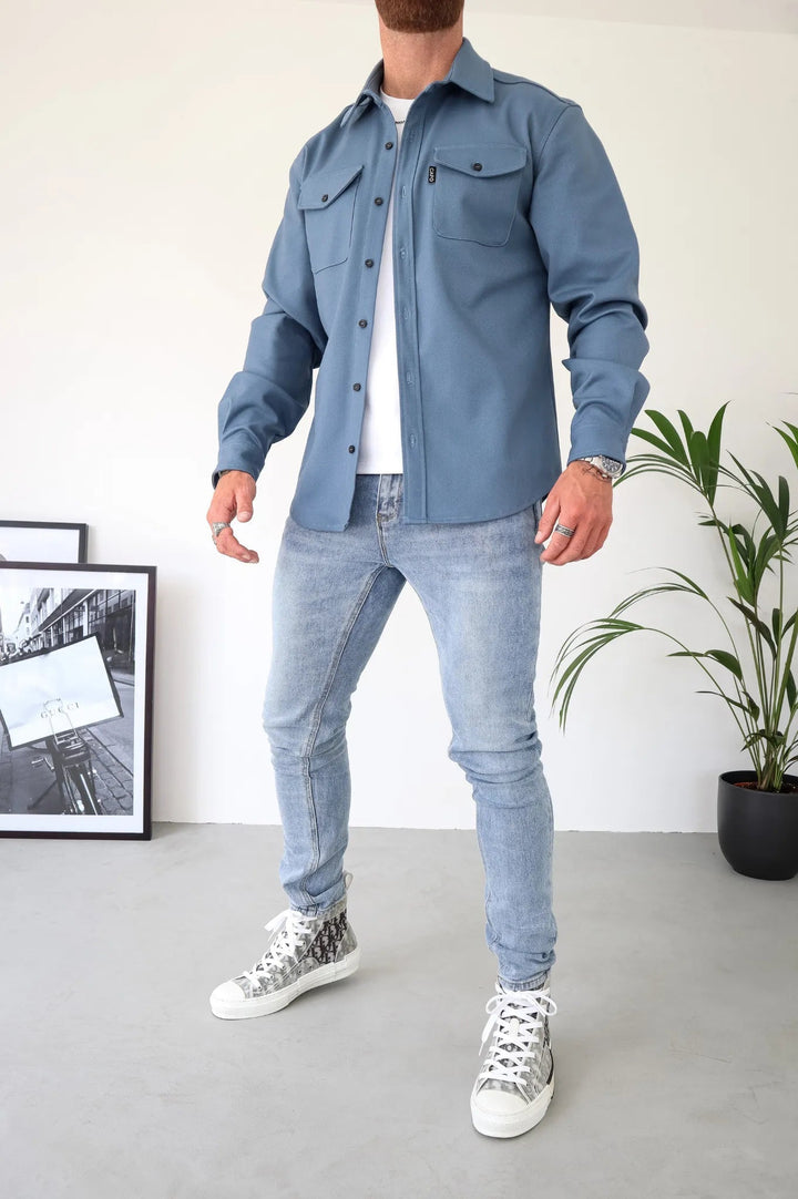 Modernes Hemdjacke für Herren – Elias