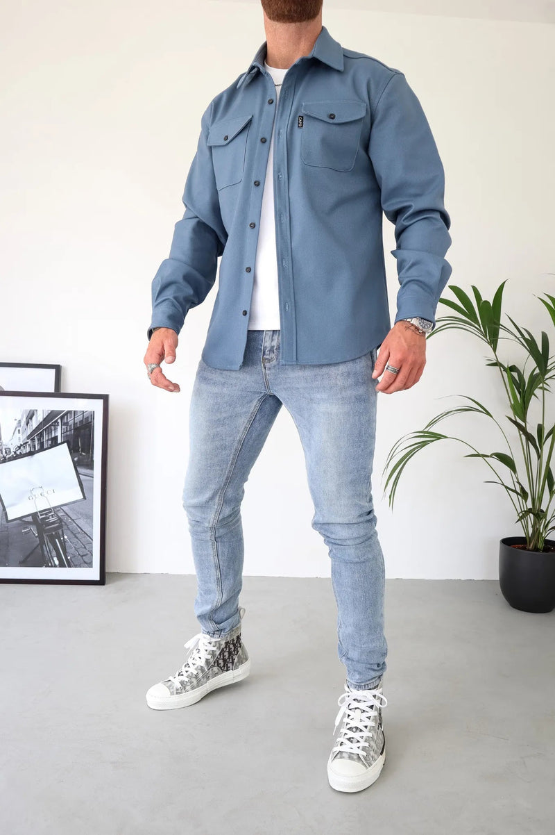 Modernes Hemdjacke für Herren – Elias