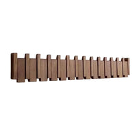 Piano-Style Wall Coat Rack for the Home – Elegant Storage Display 1