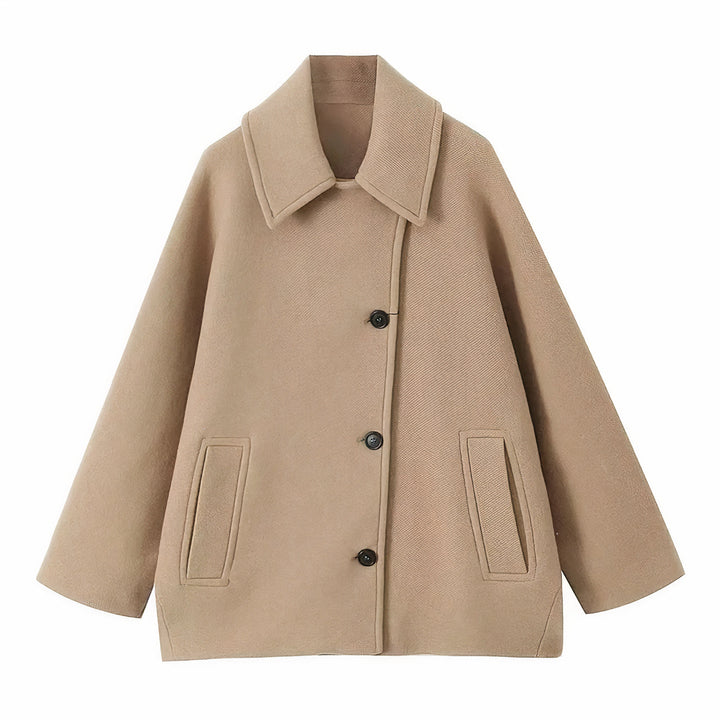 Warm Women's Coat with Classic Cut – Amara