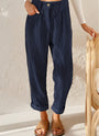 Stilvolle Damen-Cordhose mit hoher Taille – Naima