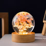 Kristallkugel-Lampe mit Ewigen Blumen – Lumora