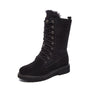 Sena Wildleder Damenstiefel | Qualitative Stiefel mit Schnürung