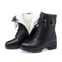 Sturdy Women's Boots | Warm and Wool Inside