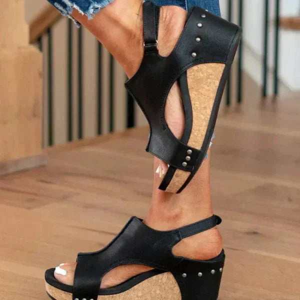 Modische orthopädische Damenkeilsandalen - Lara Wegner