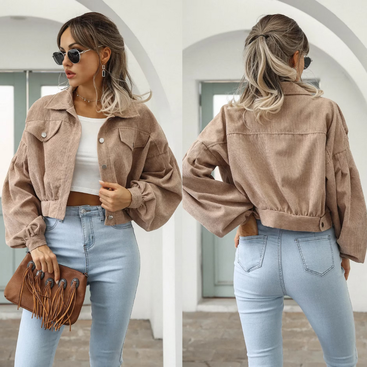 Eva Cropped Bomberjacke | Cool & Stilvoll