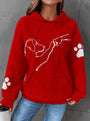 Warmer Damen Hoodie mit Hundedesign – Selma